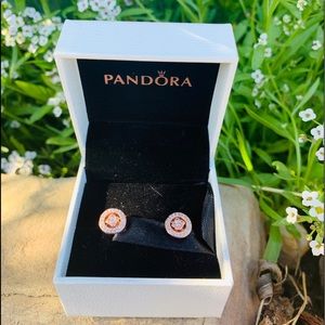 ⚡️Sale⚡️ Pandora Rose Gold Vintage Allure Earrings
